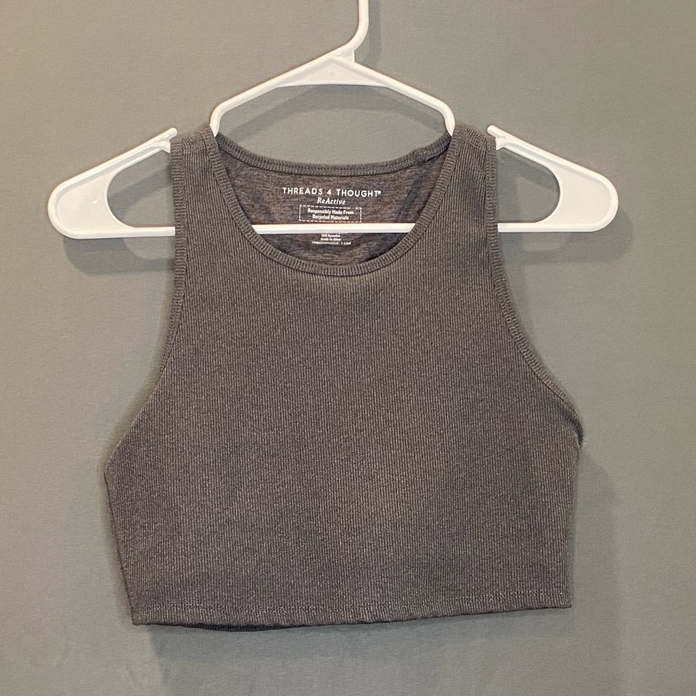 Threads 4 Thought Gray Athletic Tank Top